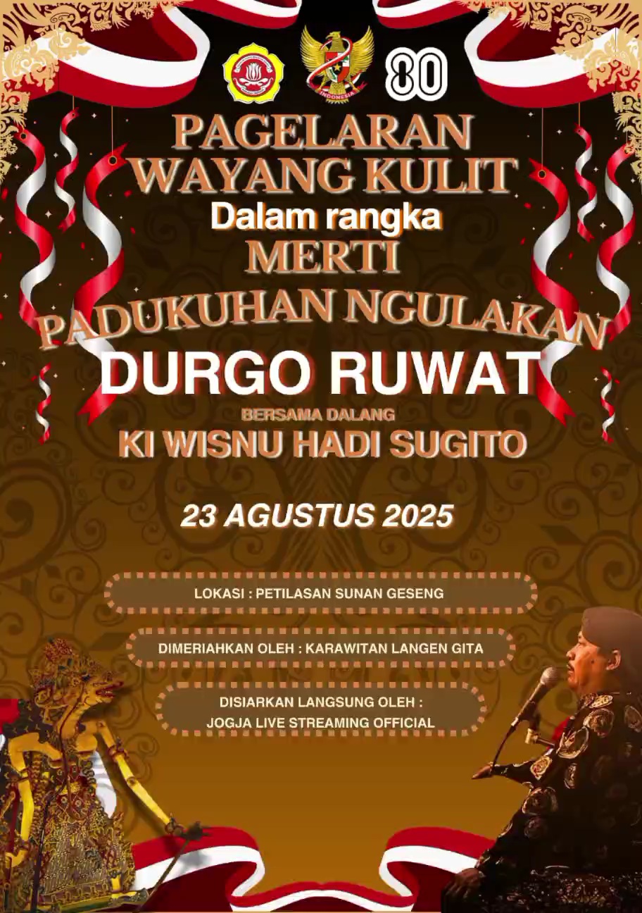 Foto Pagelaran Wayang Kulit Merti Padukuhan Ngulakan